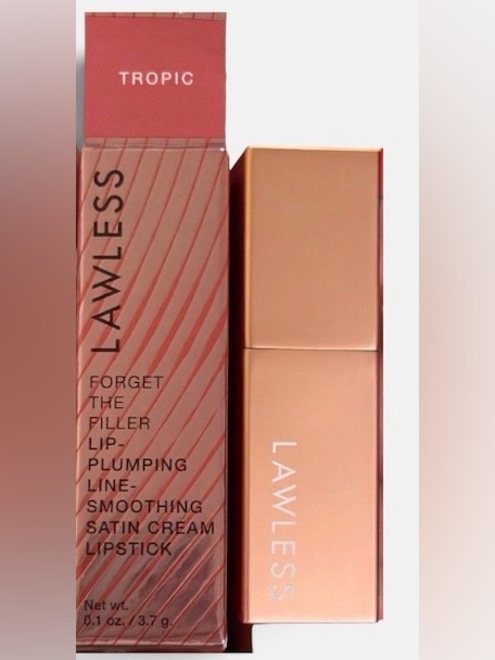 LAWLESS Satin Cream Lipstick - Tropic Rose